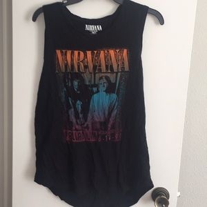 Nirvana tank top. Size S